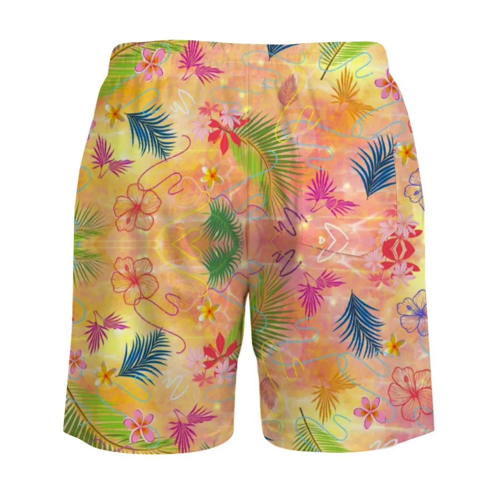 Hawaiian Gold Double Layer Shorts with 4 Pockets up to 3 XL (FWS)