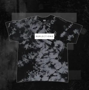 Heart & Mind - Black Crystal Tie Dye Tee