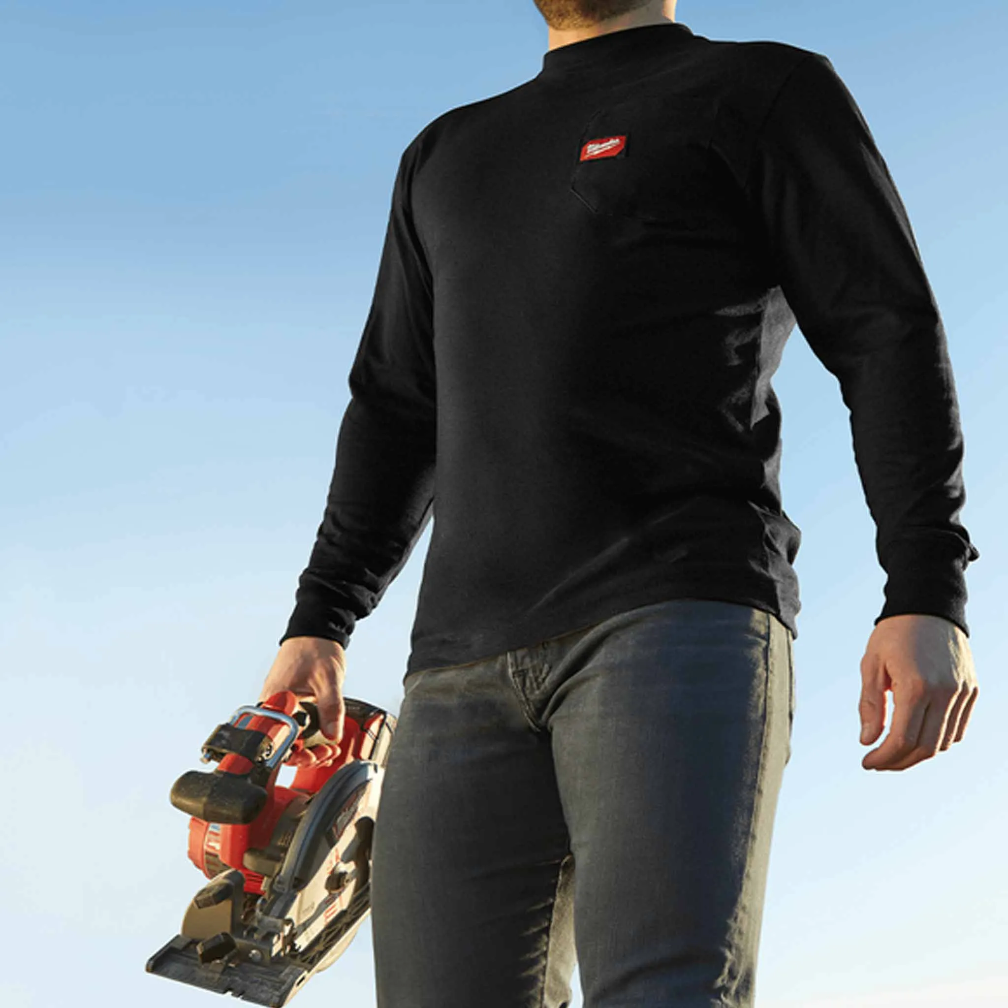 HEAVY DUTY POCKET TEE - LONG SLEEVE - 602B
