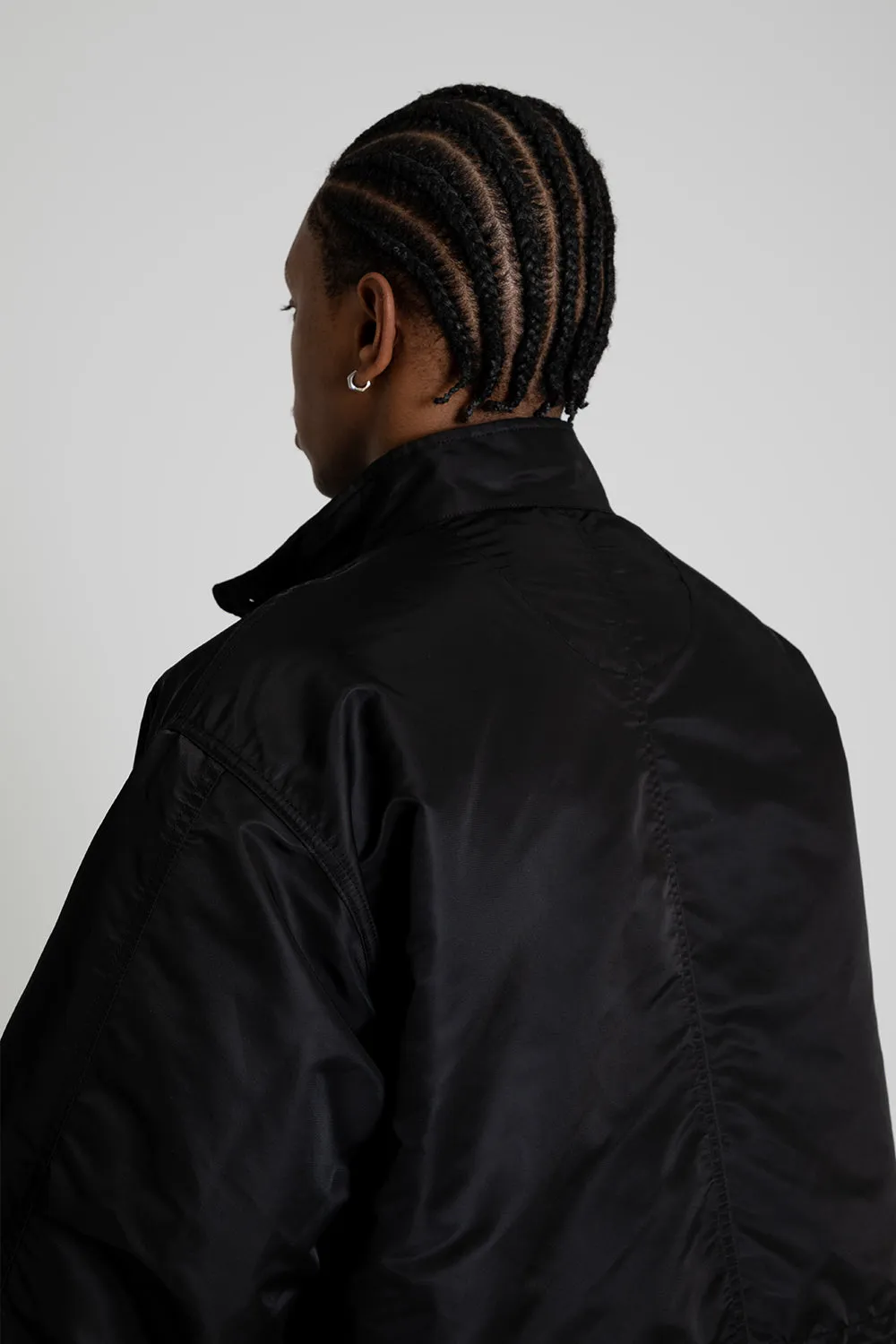 Heavy Nylon M65 Fishtail Parka - Black