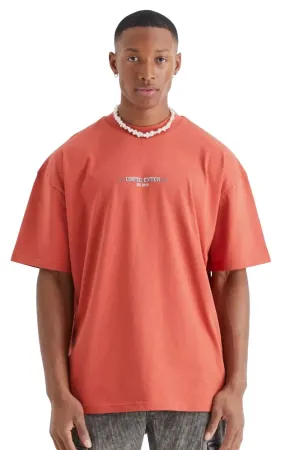 HEAVYWEIGHT OVERSIZED T-SHIRT - RED