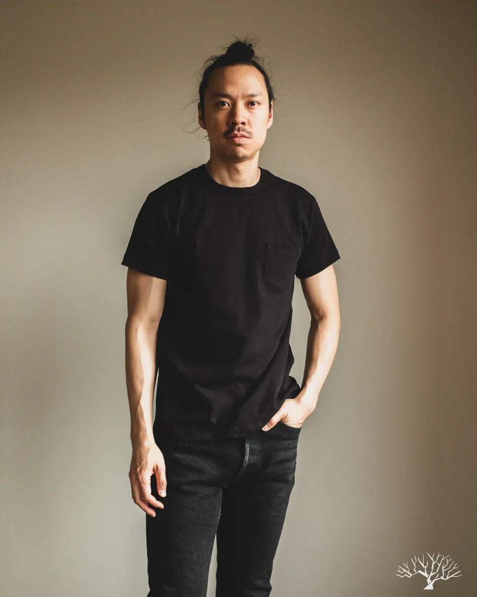 Heavyweight Pocket Tee - Black