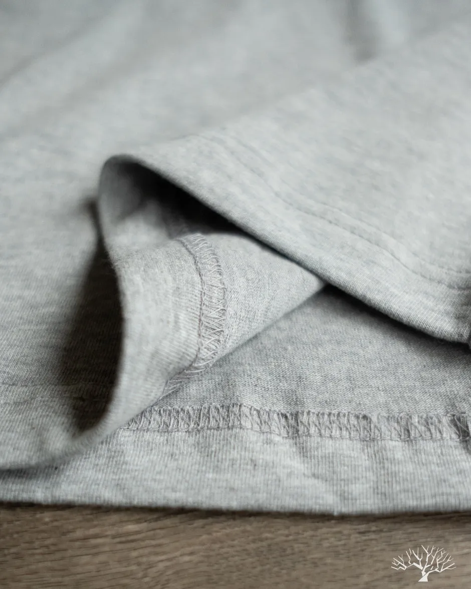 Heavyweight Pocket Tee - Heather Grey