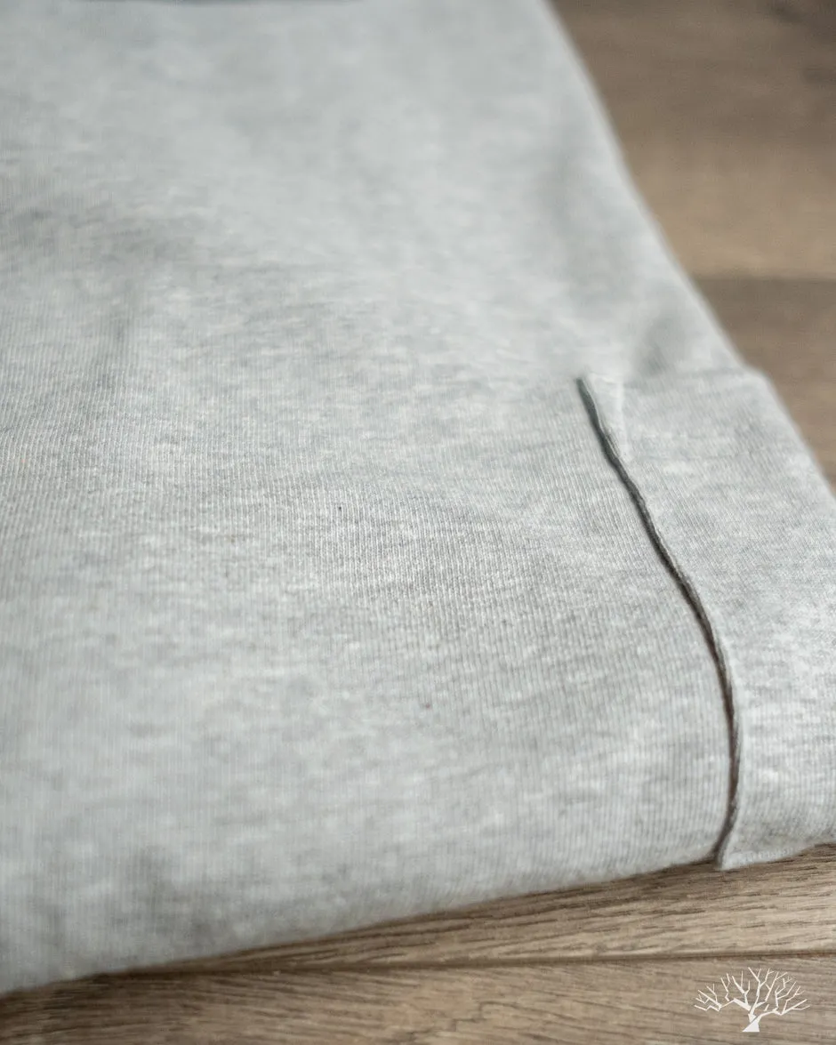 Heavyweight Pocket Tee - Heather Grey