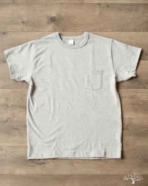 Heavyweight Pocket Tee - Heather Grey