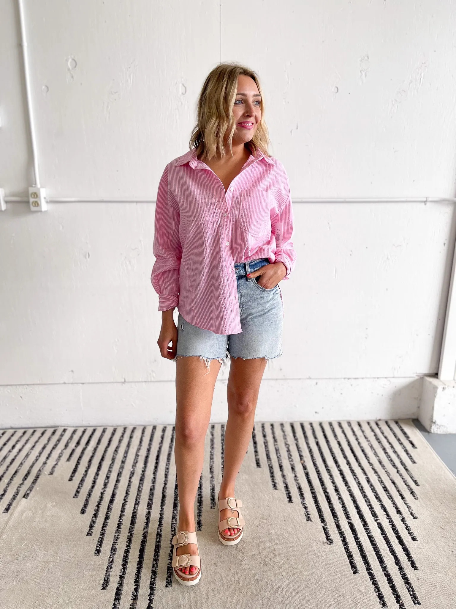 Helen 4" Denim Shorts