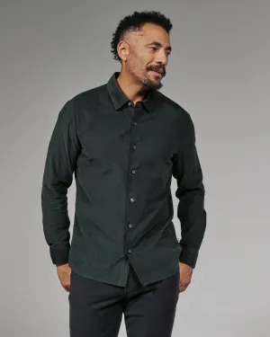Heritage Corduroy Button-Up in Basil