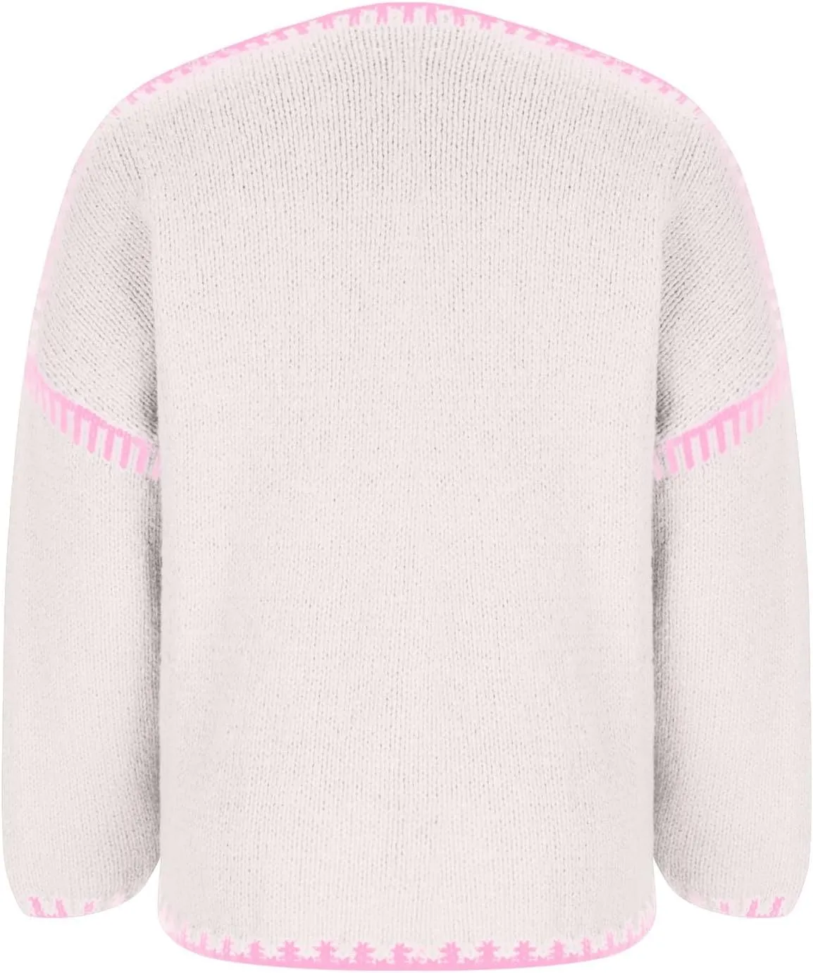 HGps8w Plus Size Sweater Cardigans for Women Oversized Long Sleeve Open Front Knitted Jackets Outerwear