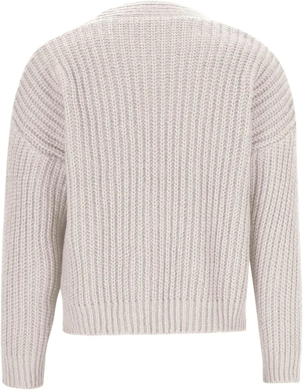 HGps8w Women's Chunky Knit Cardigans - Loose Fit Casual V Neck Button Down Long Sleeve Sweater Jackets Outerwear