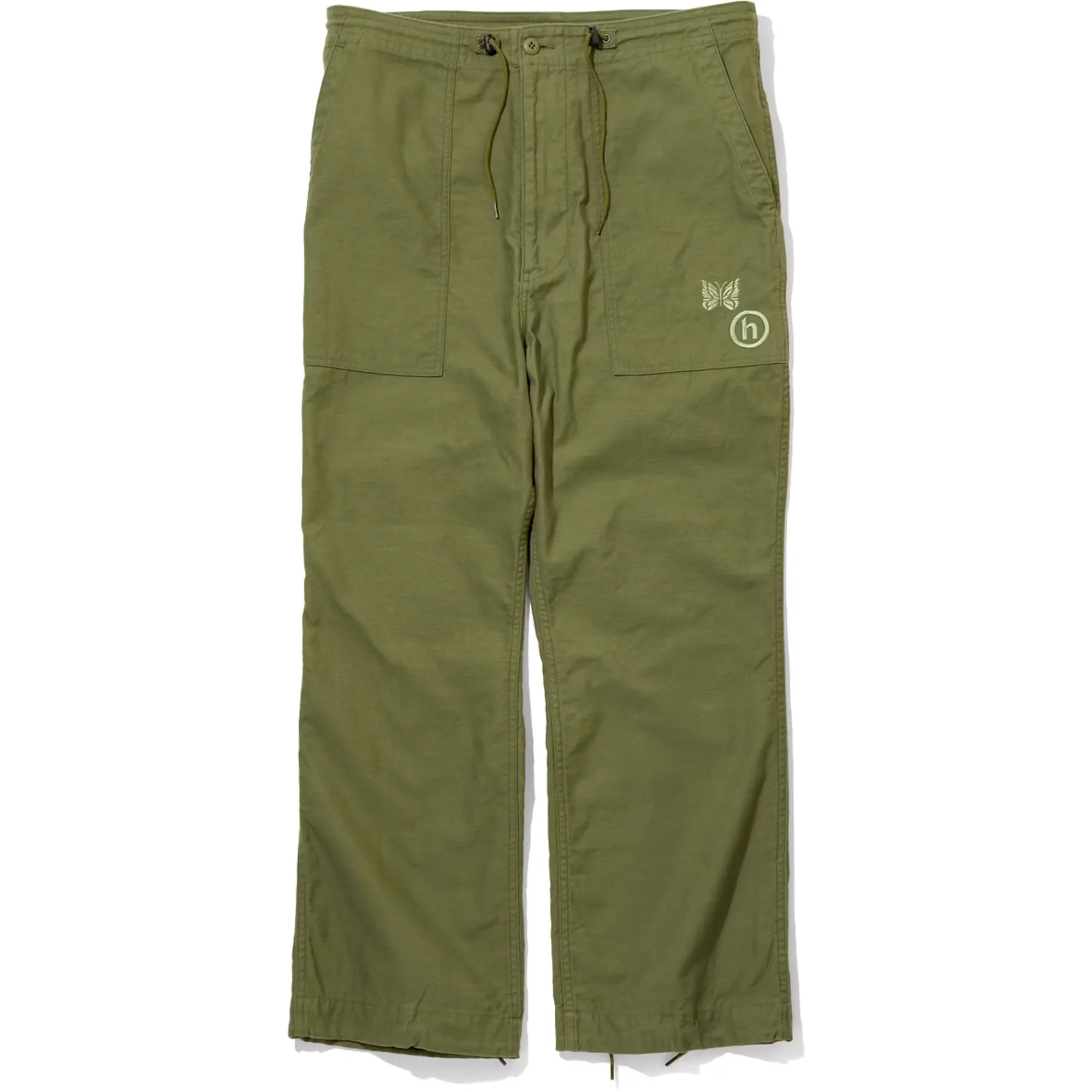 Hidden x Needles Olive Fatigue Pants