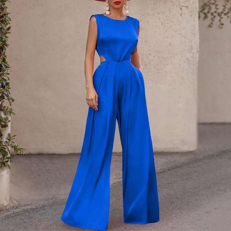 High Waist Wide Leg Jumpsuit