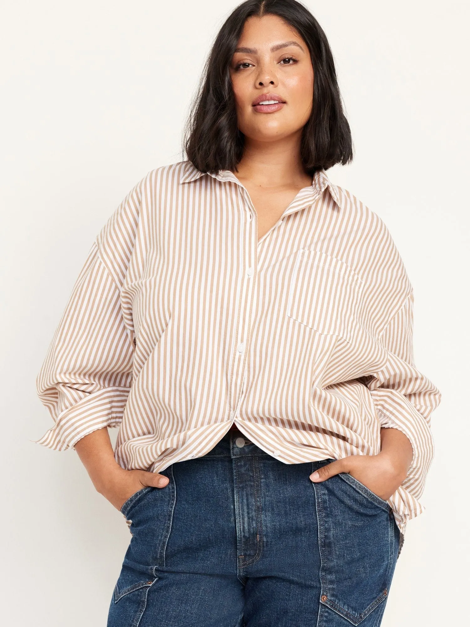 High-Waisted OG Straight Utility Jeans