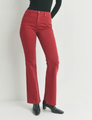High Waisted Scissor Cut Flare Jeans