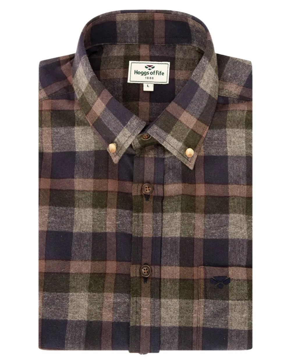 Hoggs of Fife Kirkwall Brushed Flannel Check Shirt
