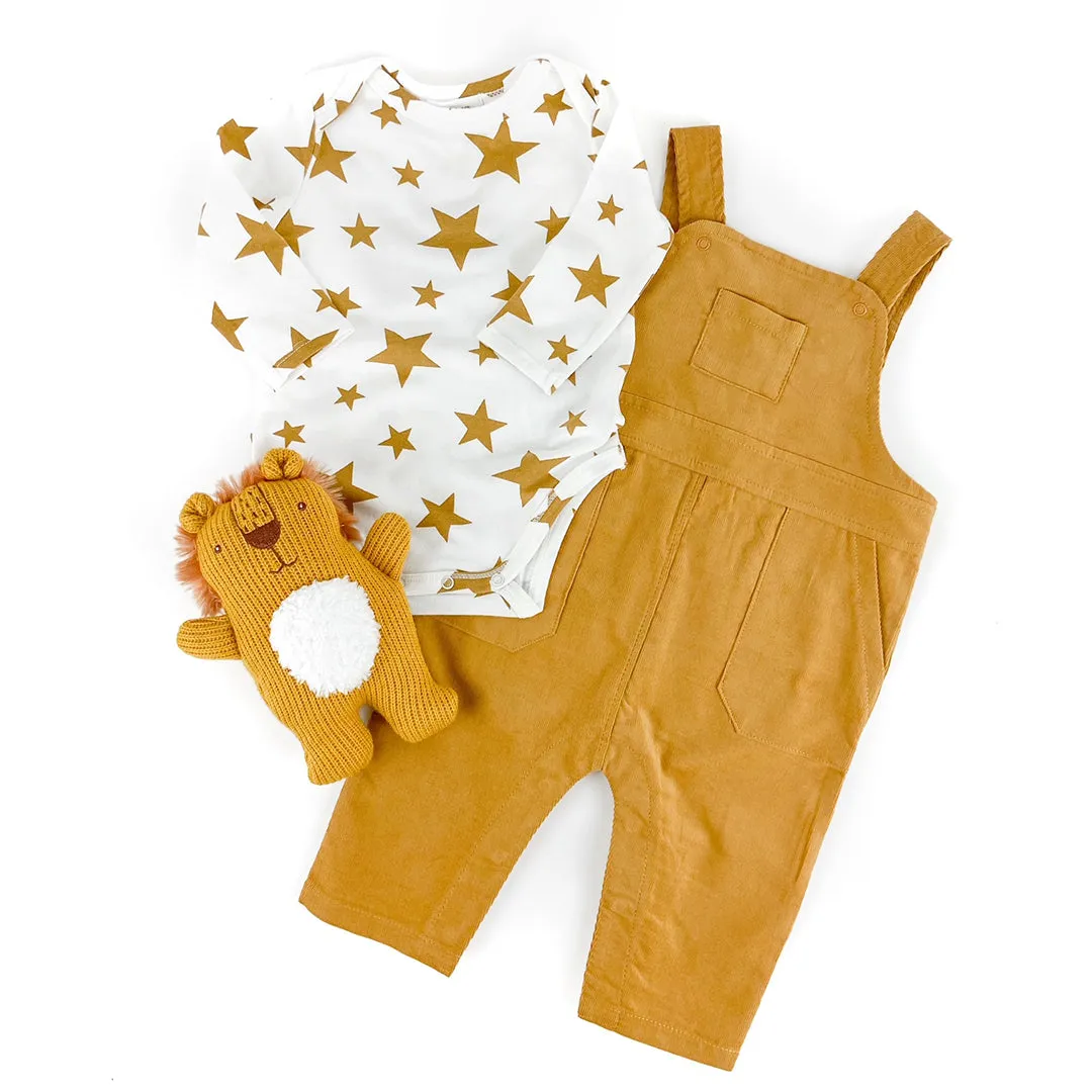 Honey Stars Organic Lap Shoulder Bodysuit (final sale)