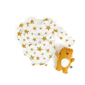 Honey Stars Organic Lap Shoulder Bodysuit (final sale)