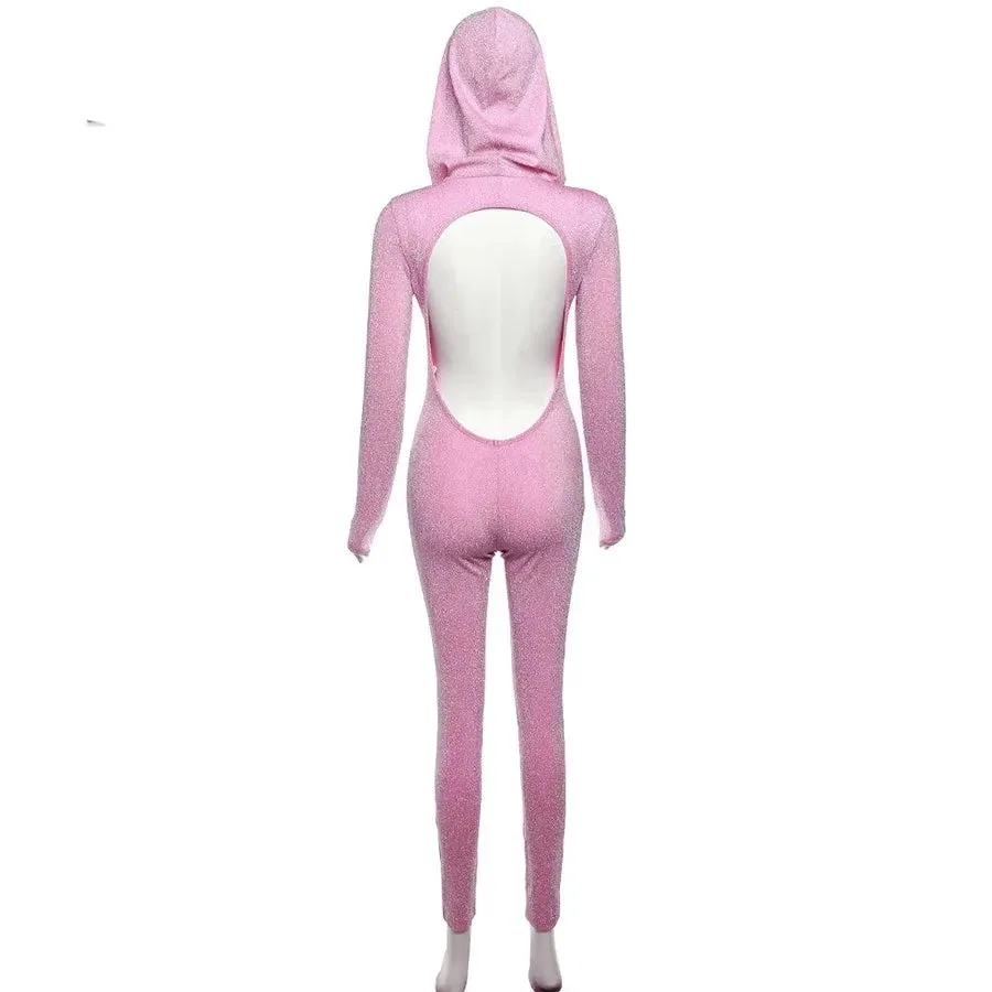 Hooded Girl Jumpsuit