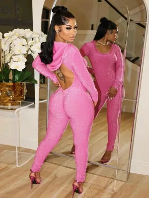 Hooded Girl Jumpsuit