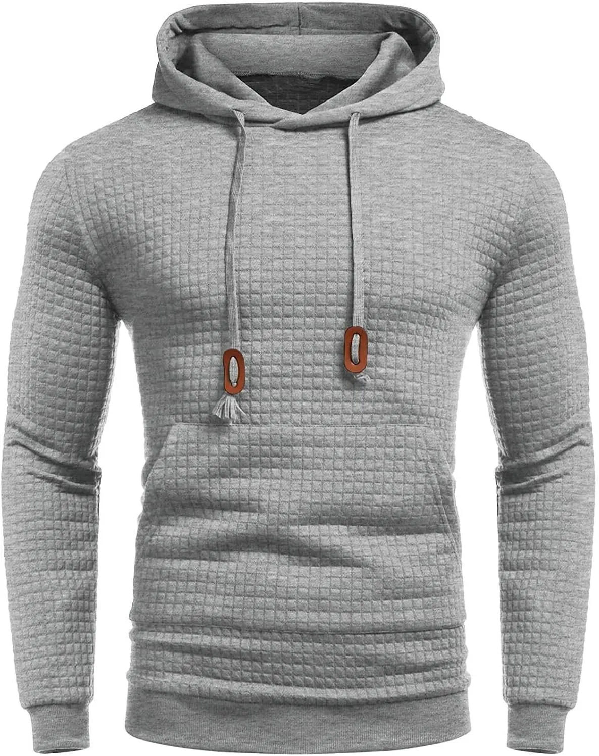 Hoodies for Men,Mens Hoodies,Drawstring Pocket Athletic Sweatshirts Long Sleeve Gym Pullover Men's Simple Hooded Tops