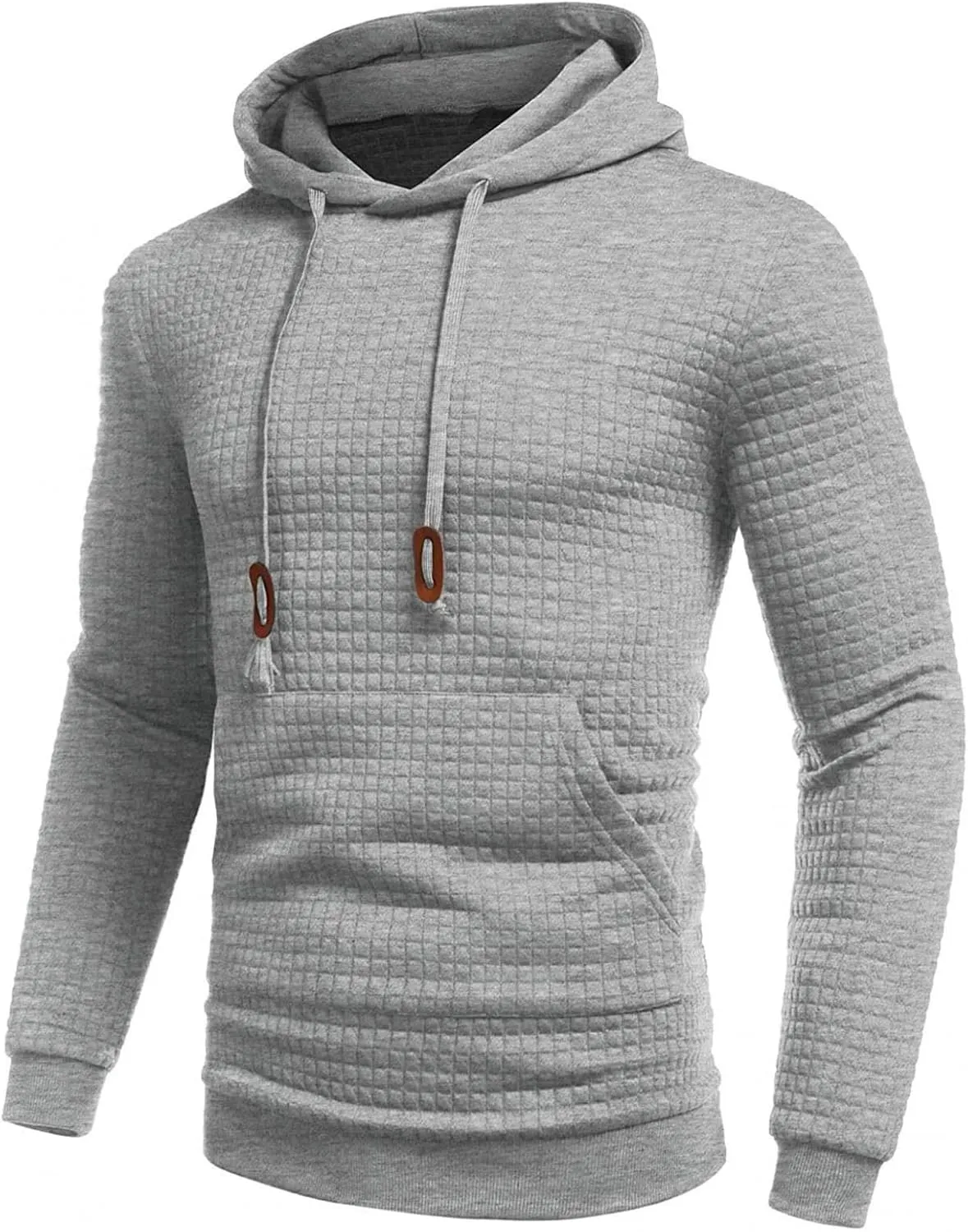 Hoodies for Men,Mens Hoodies,Drawstring Pocket Athletic Sweatshirts Long Sleeve Gym Pullover Men's Simple Hooded Tops