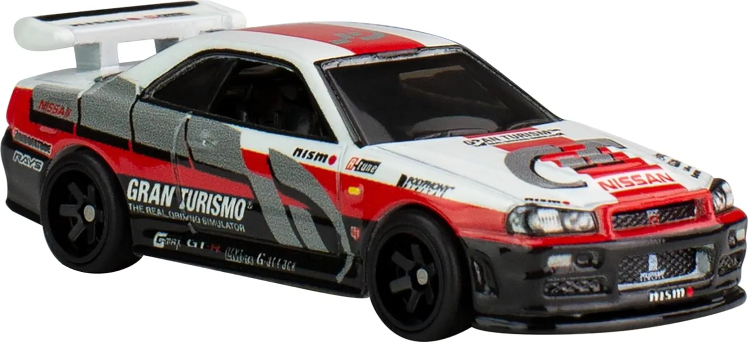 Hot Wheels 1:64 Scale Premium NISSAN SKYLINE GTR Toy Car for Ages 4 