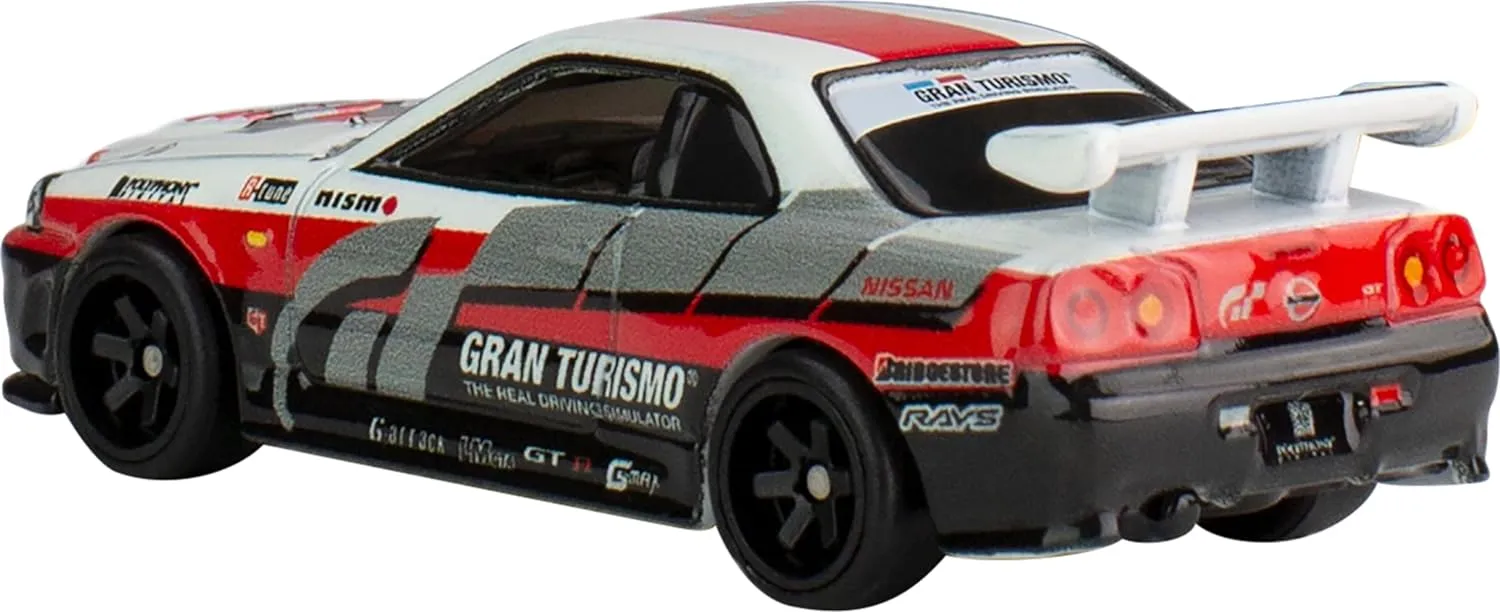 Hot Wheels 1:64 Scale Premium NISSAN SKYLINE GTR Toy Car for Ages 4 