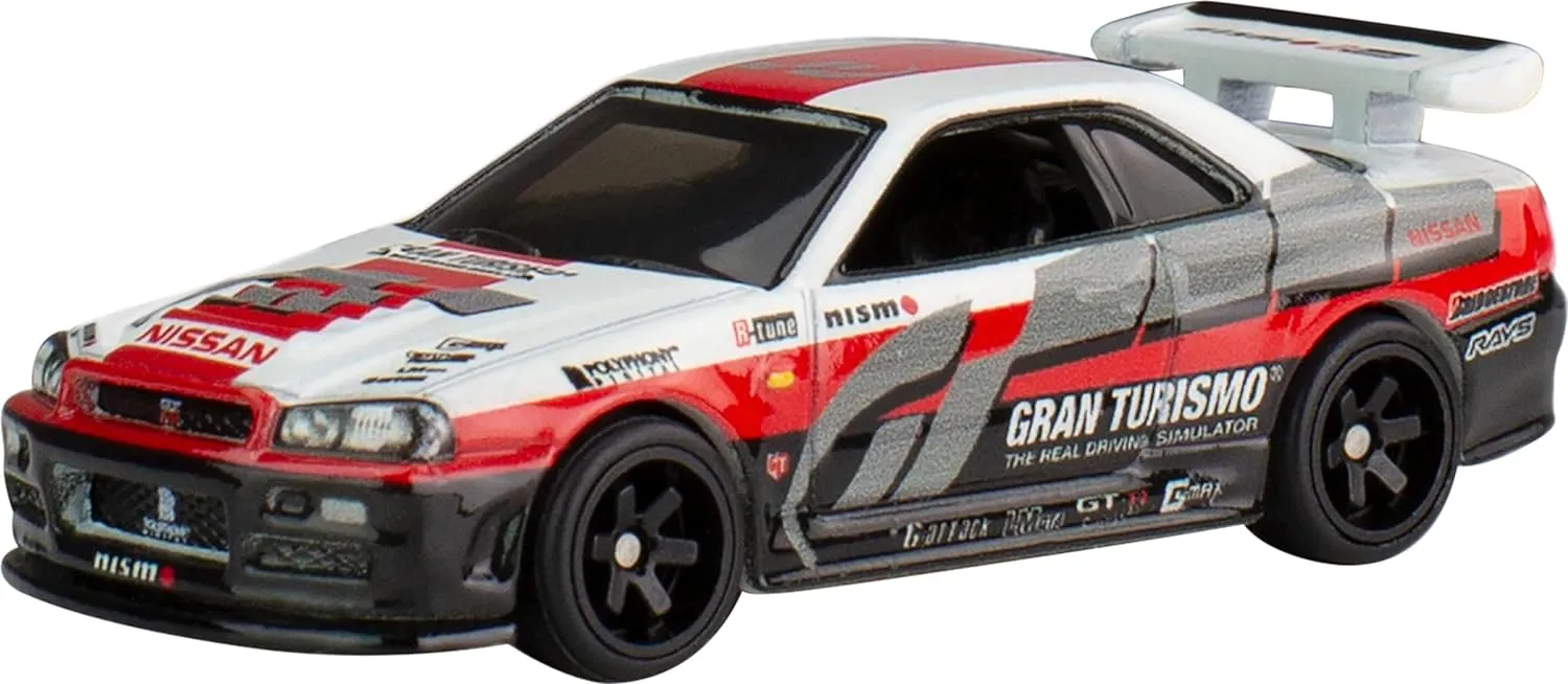 Hot Wheels 1:64 Scale Premium NISSAN SKYLINE GTR Toy Car for Ages 4 