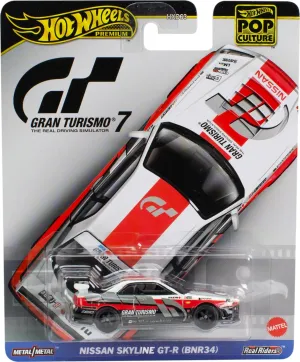 Hot Wheels 1:64 Scale Premium NISSAN SKYLINE GTR Toy Car for Ages 4 