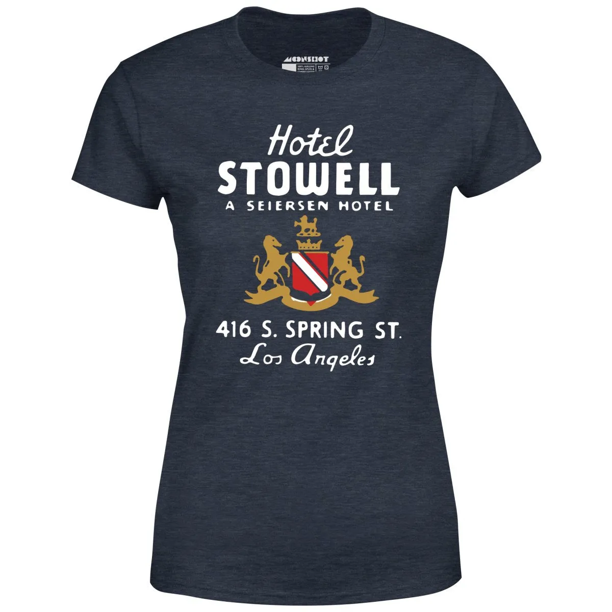 Hotel Stowell - Los Angeles, CA - Vintage Hotel - Women's T-Shirt