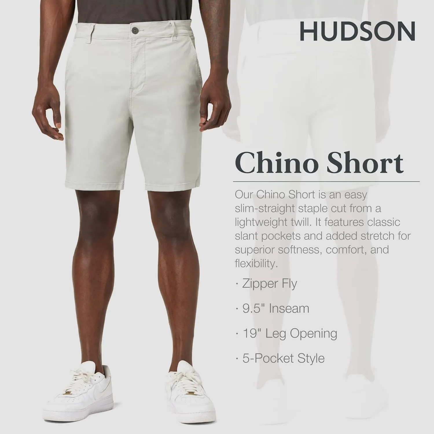 HUDSON Men's Chino Short