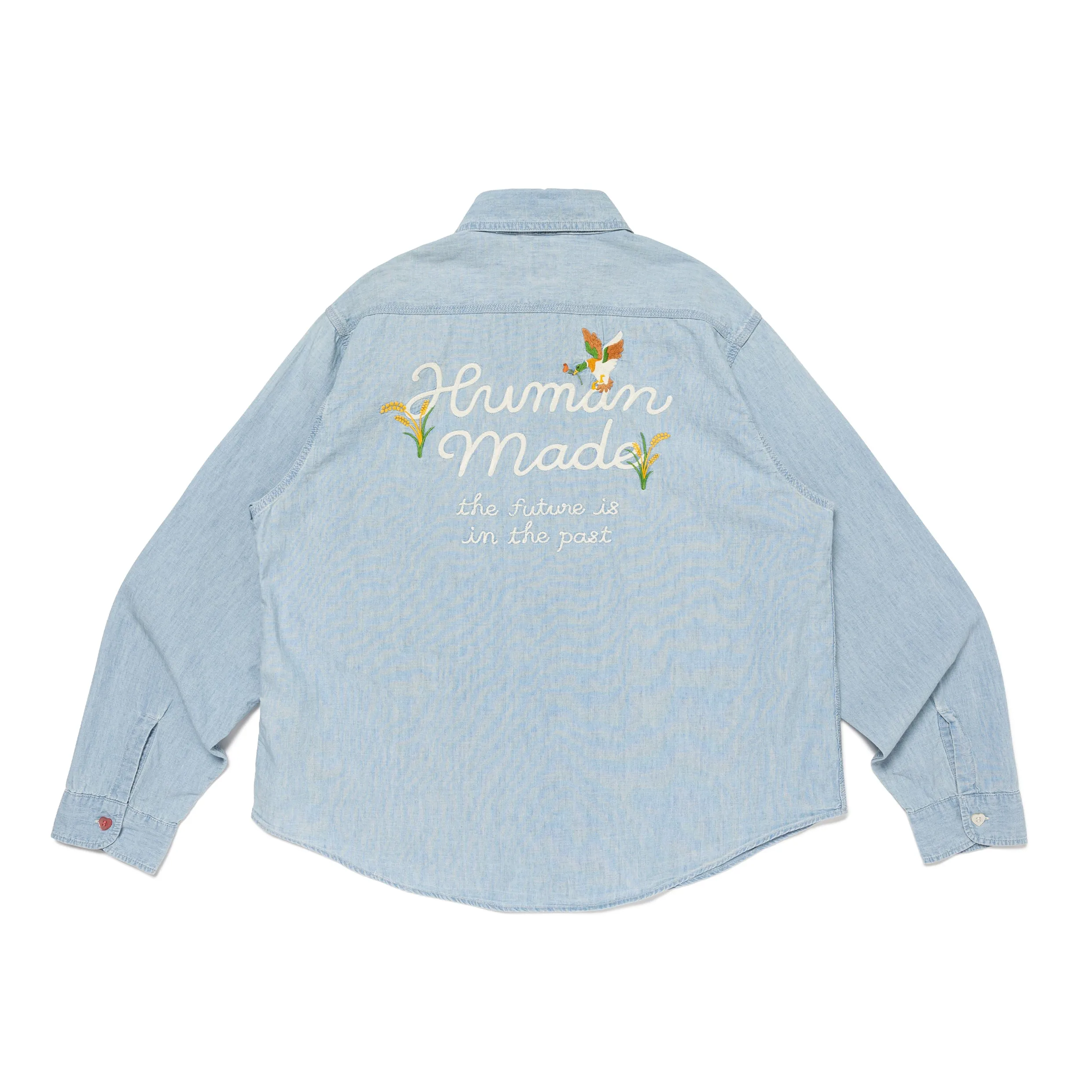 Human Made Chambray Work Shirt Indigo HM27SH010