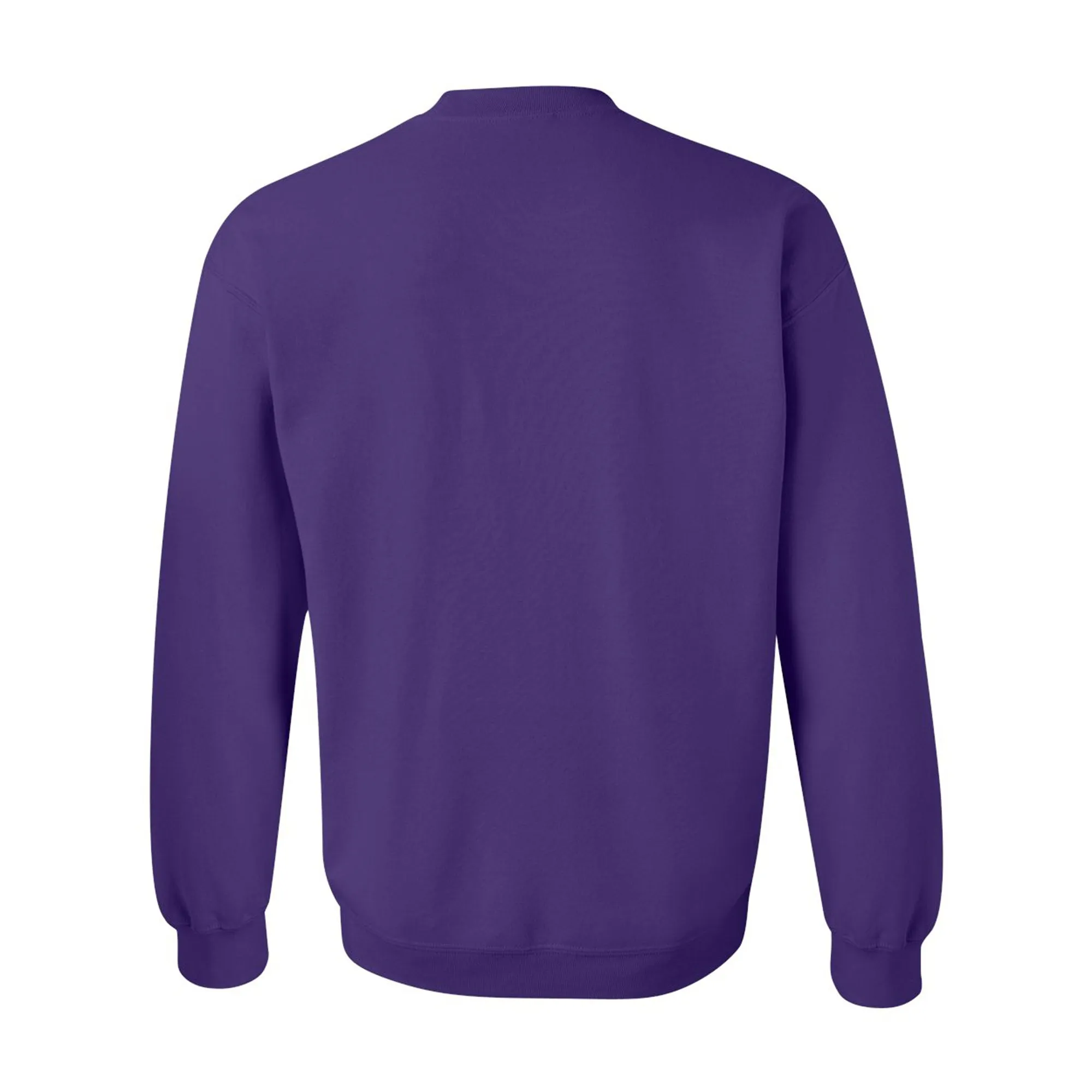 Hunter College Hawks Arch Logo Crewneck Sweatshirt - Purple