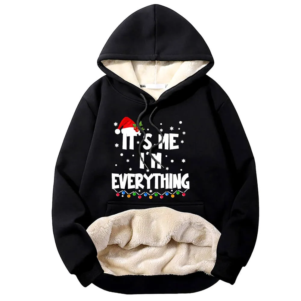 I Have Everything Fleece Sherpa Christmas Couple Hoodie