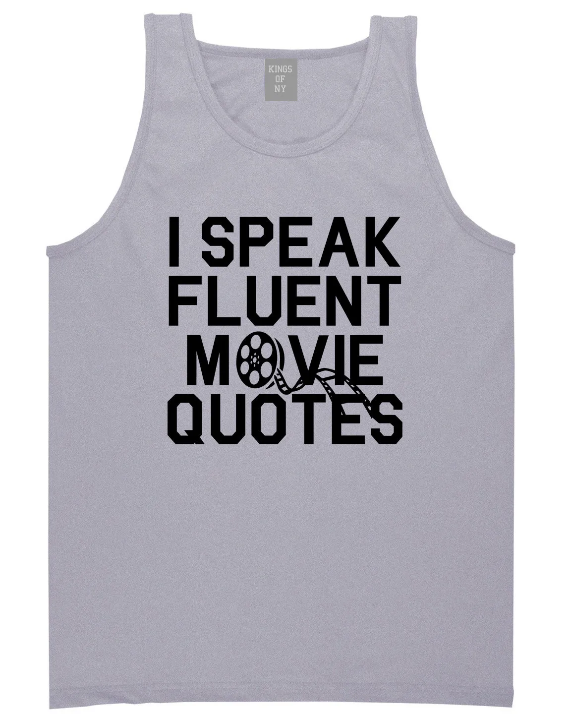 I Speak Fluent Movie Quotes Funny Nerd Mens Tank Top T-Shirt