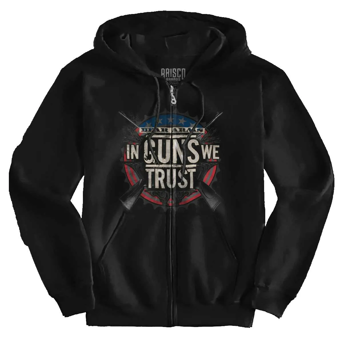 In Guns We Trust Zip Hoodie