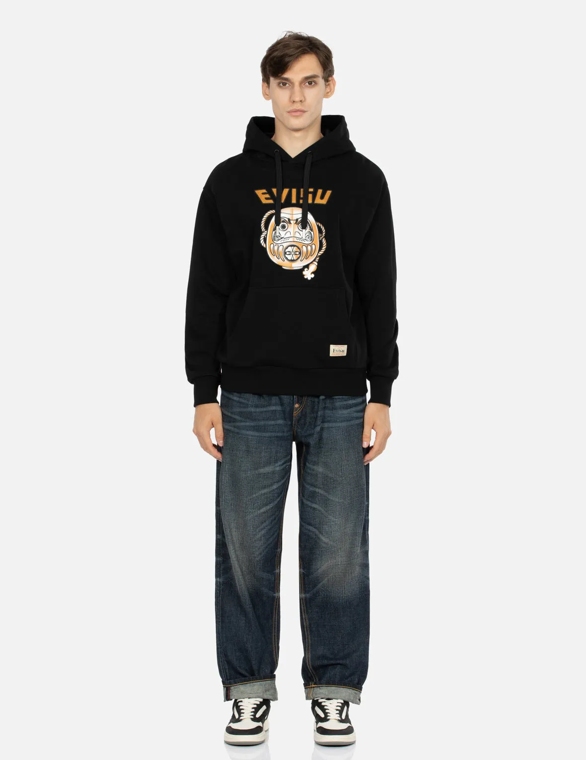 Inari Mask Print Relax Fit Denim Jeans