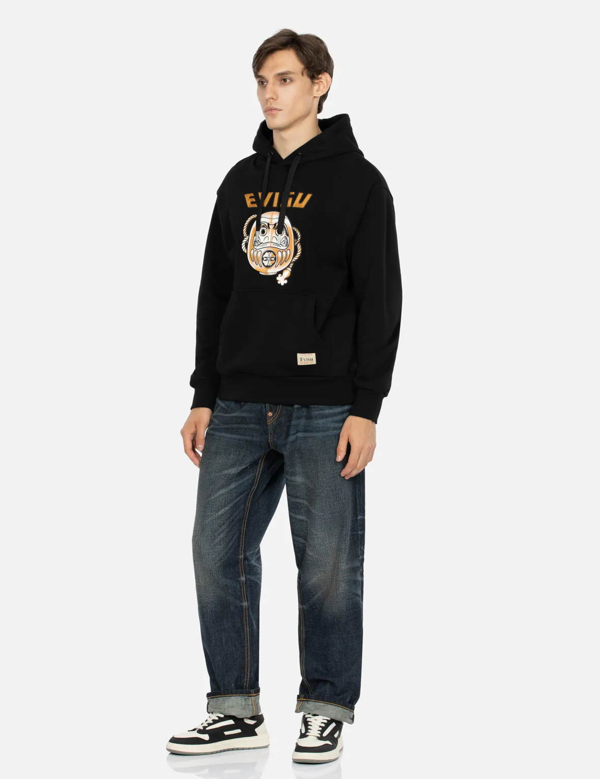 Inari Mask Print Relax Fit Denim Jeans