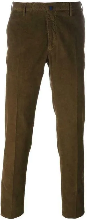Incotex Venezia 1951 Brown Corduroy Trousers - Trousers Pants Men Size 48 Men