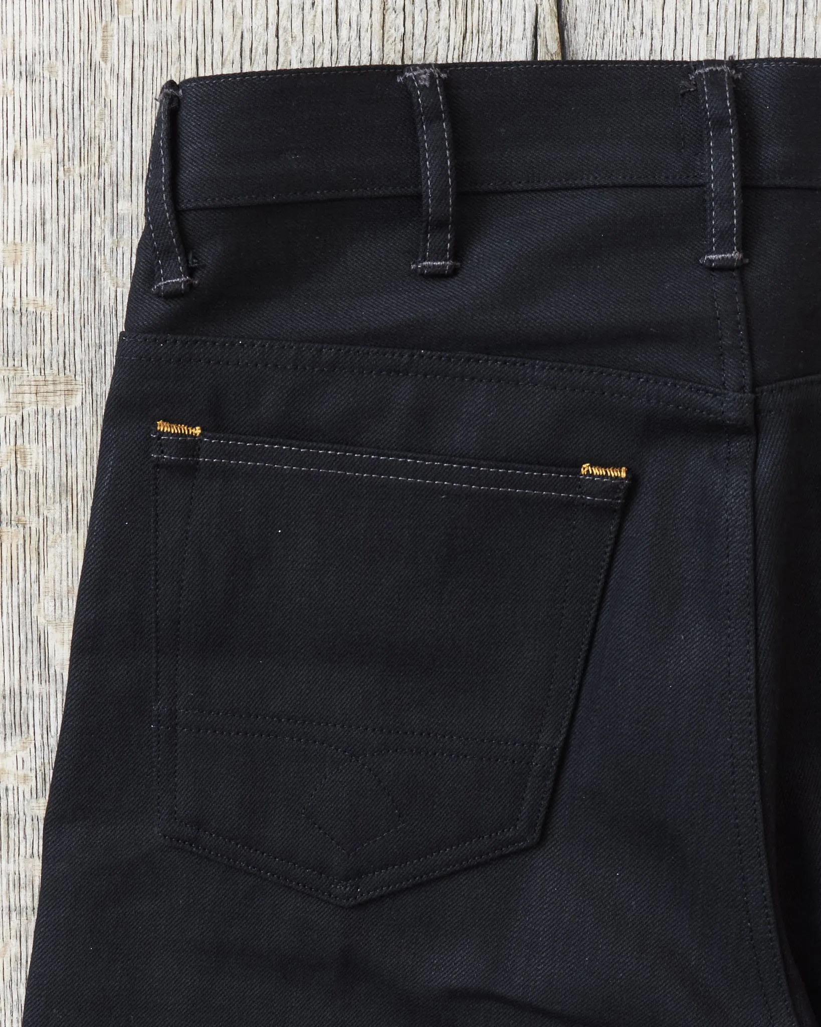 Indigofera Kain Jeans Black Gunpowder Denim