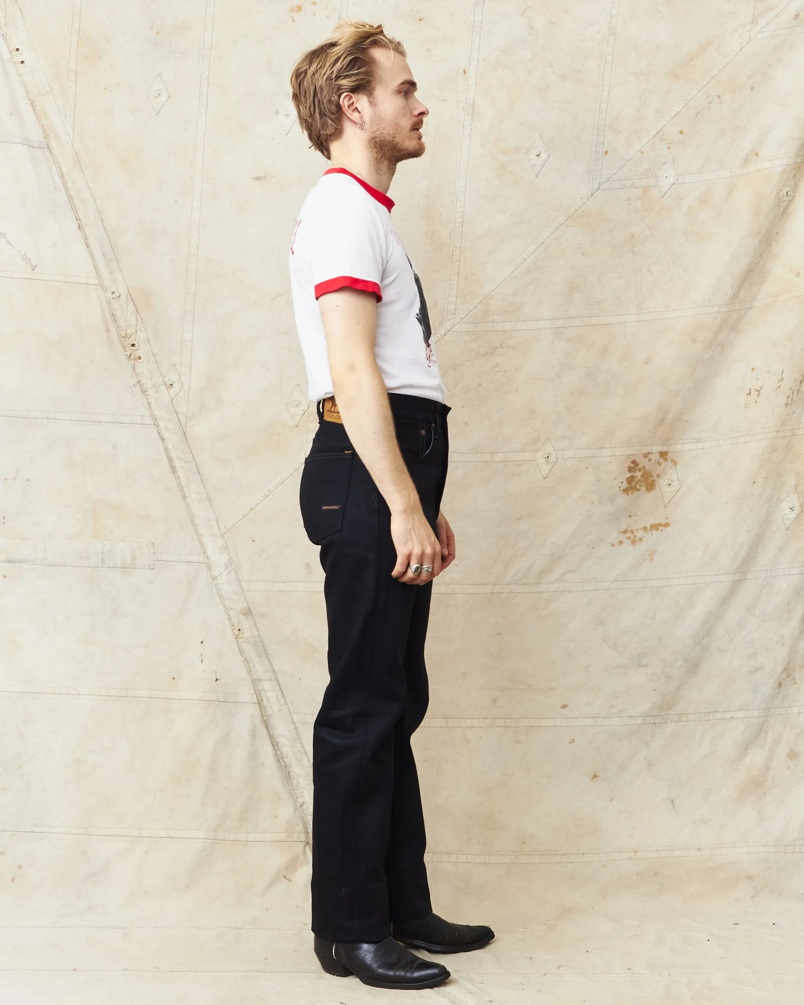Indigofera Kain Jeans Black Gunpowder Denim