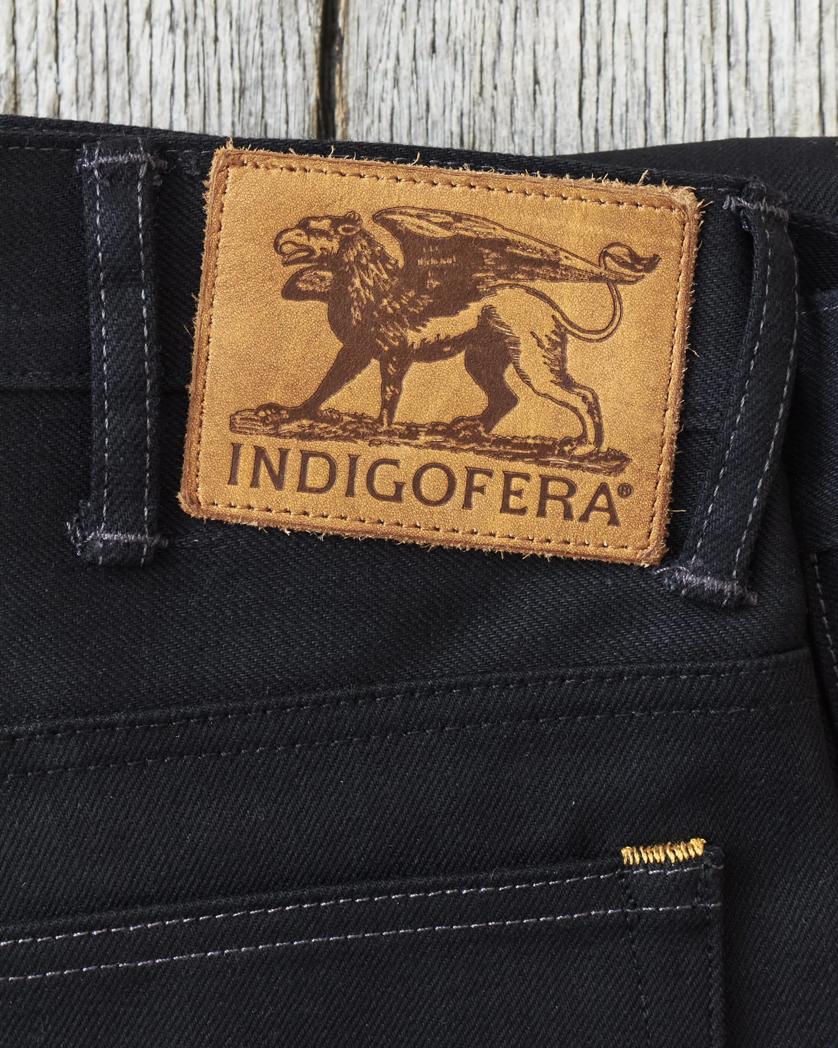 Indigofera Kain Jeans Black Gunpowder Denim