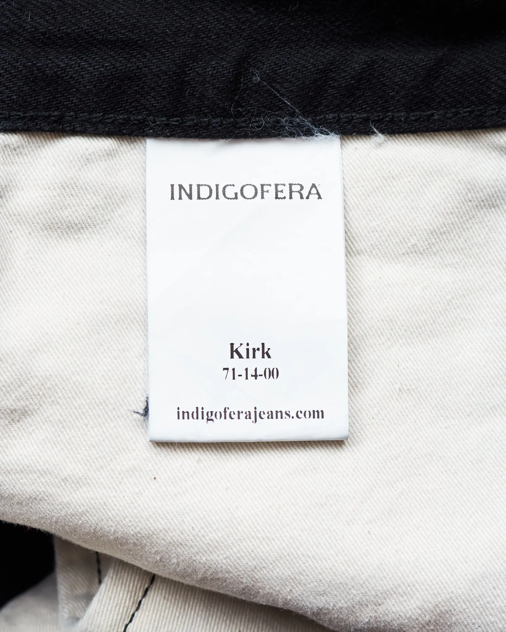 Indigofera Kirk Jeans Gunpowder Rinsed