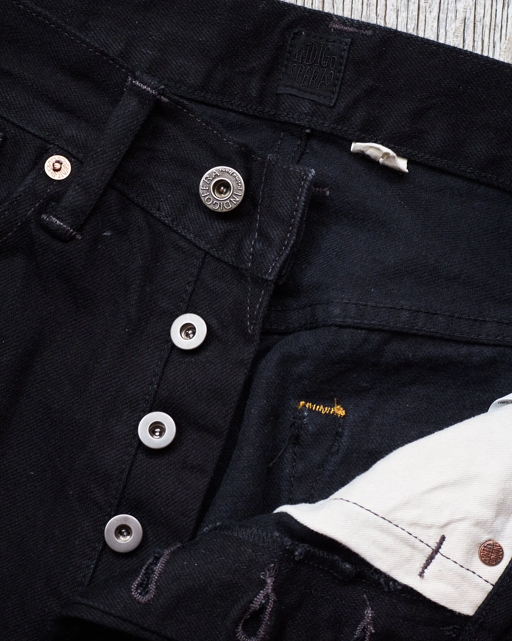 Indigofera Kirk Jeans Gunpowder Rinsed