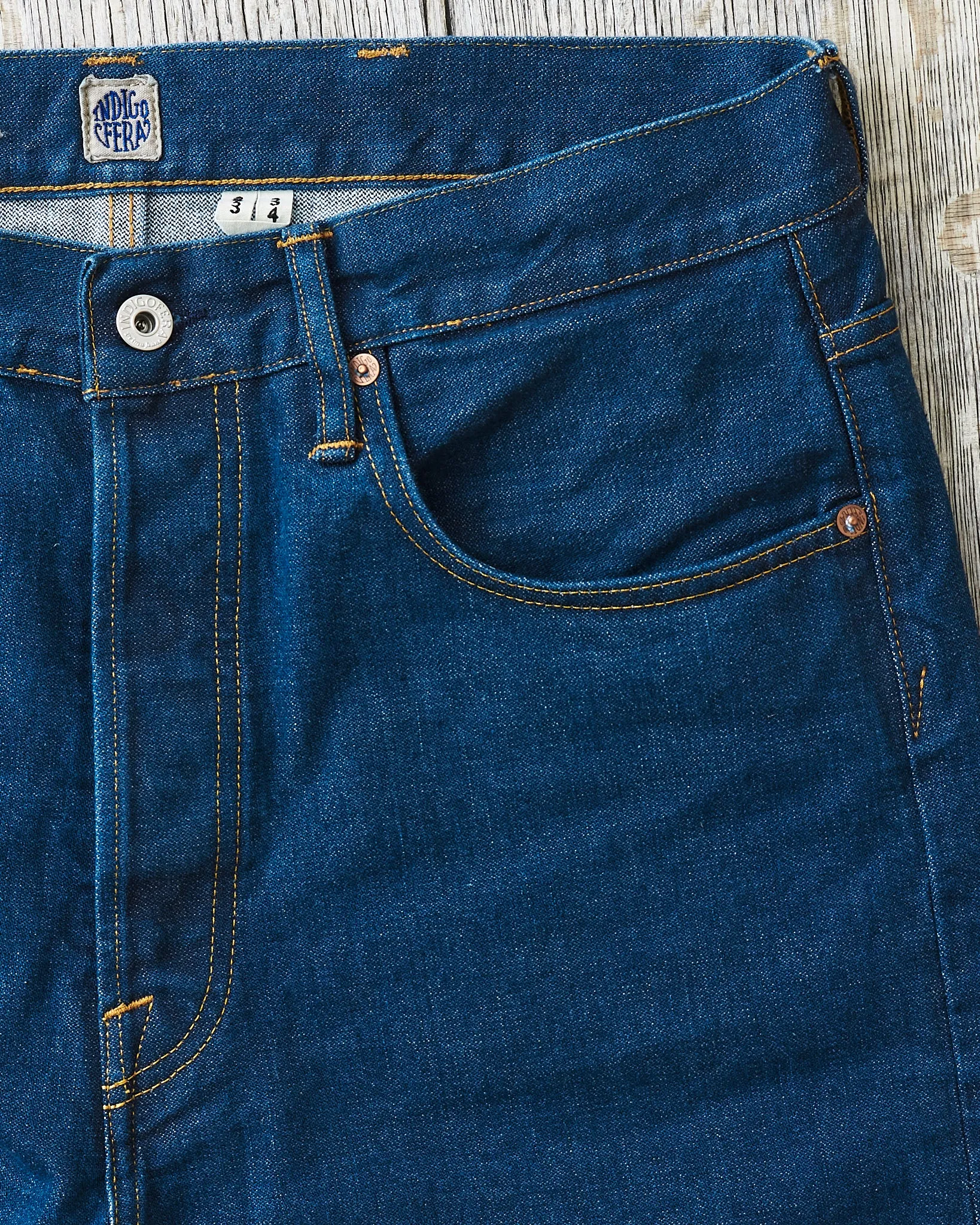 Indigofera Wyatt Jeans Stampede Broken Twill