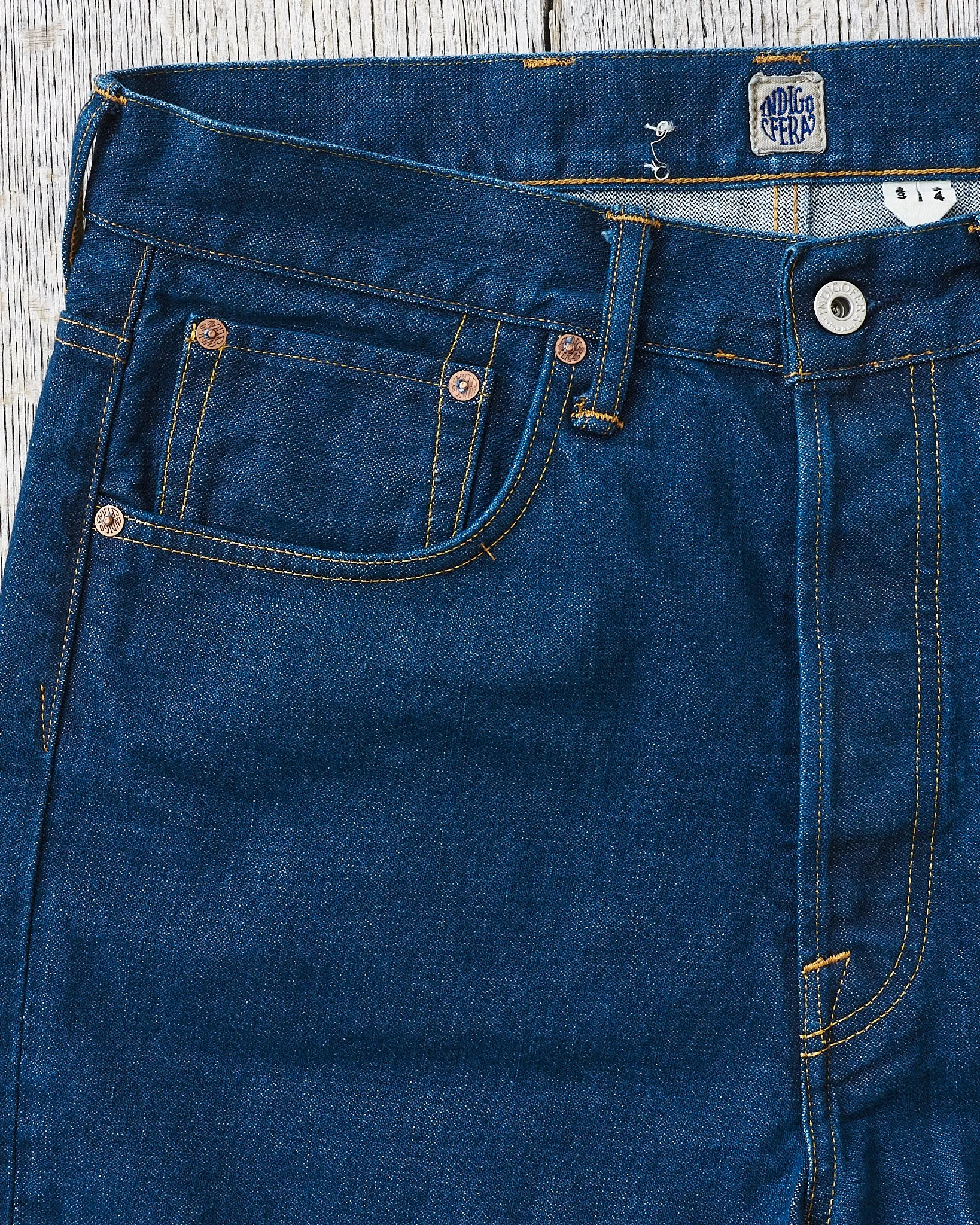 Indigofera Wyatt Jeans Stampede Broken Twill