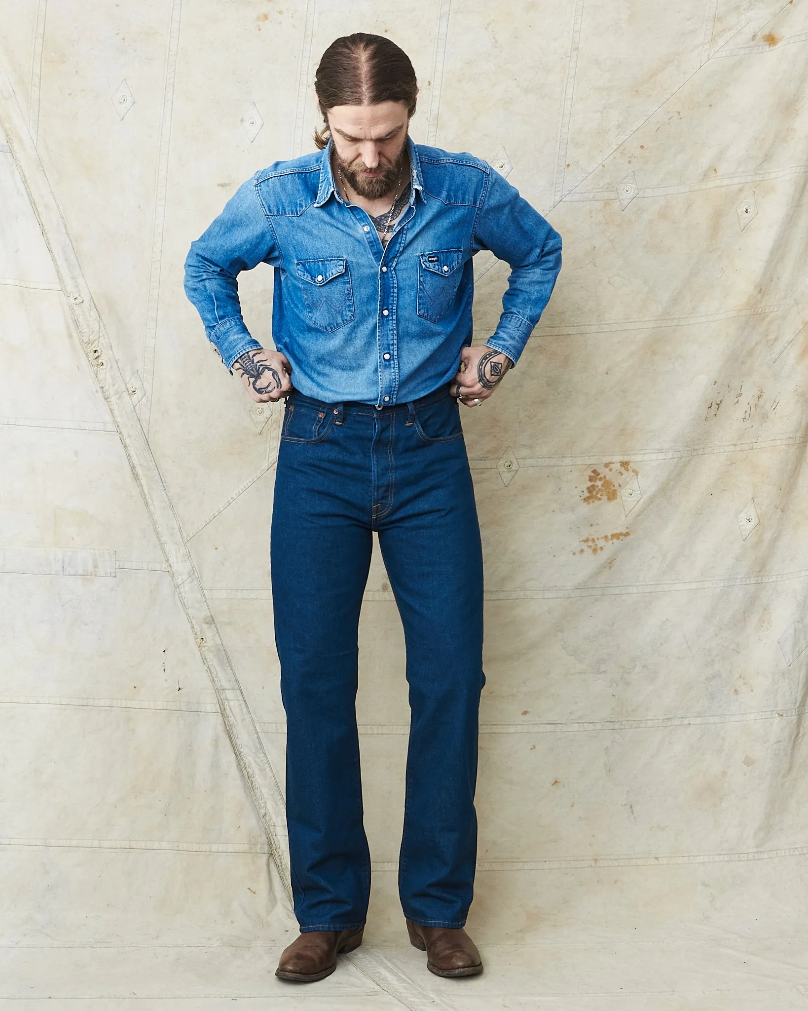 Indigofera Wyatt Jeans Stampede Broken Twill