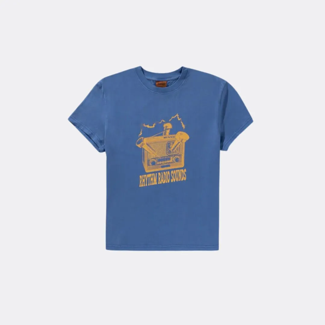 Interrupted Band SS T-Shirt (Cobalt)