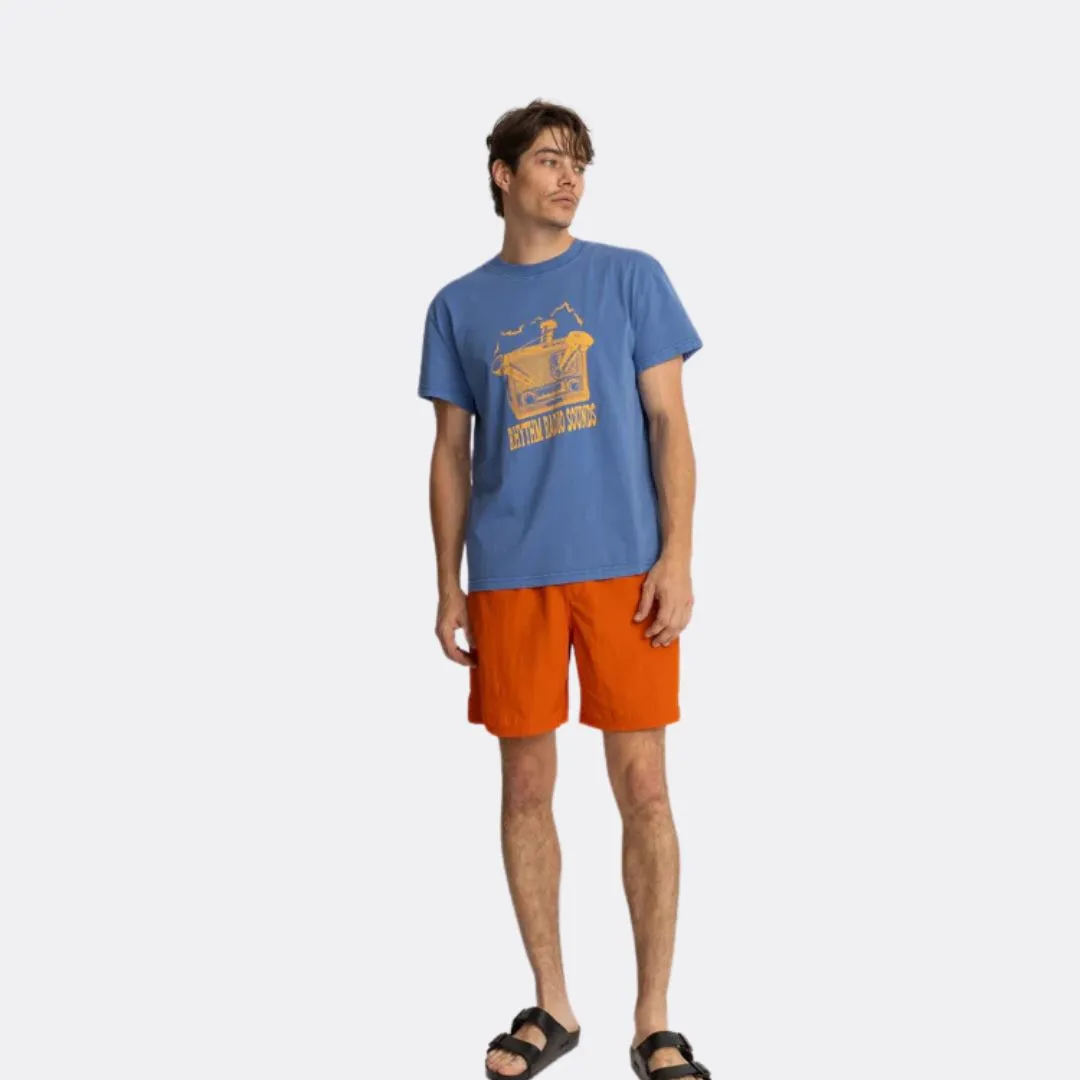 Interrupted Band SS T-Shirt (Cobalt)