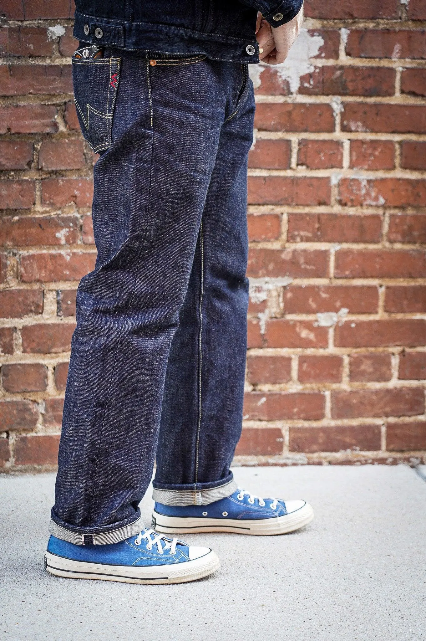 Iron Heart IH-634S 21oz Selvedge Denim Straight Cut Jeans - Indigo