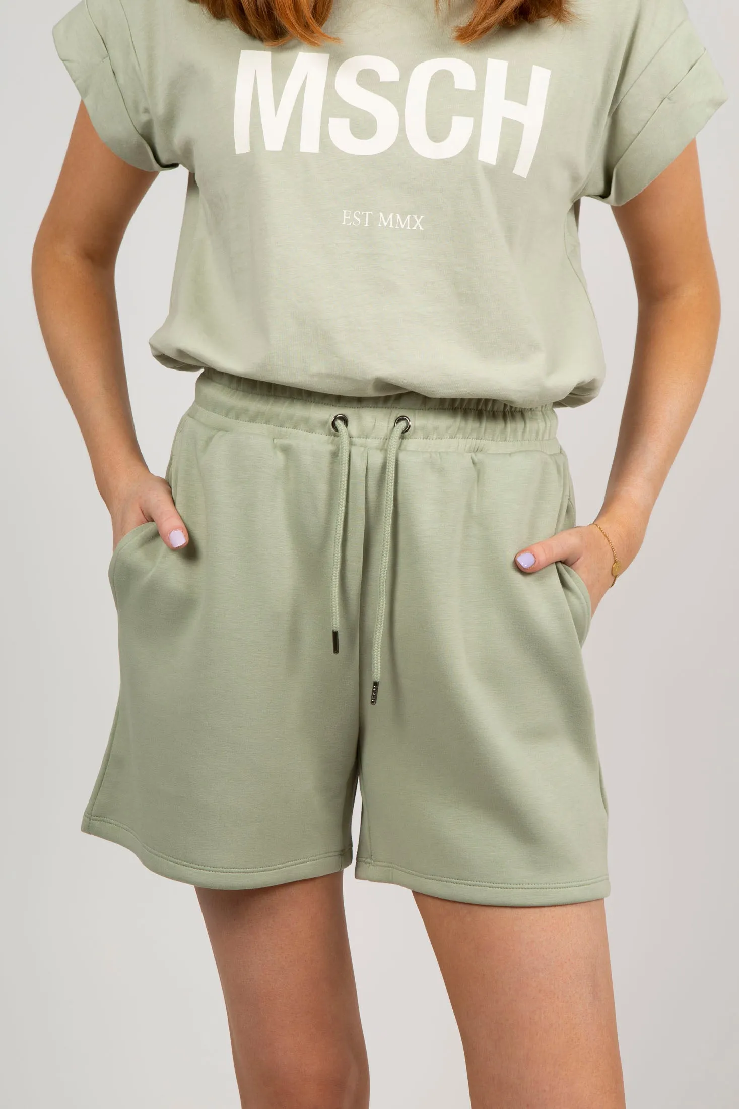 Isora Ima Q Sweat Shorts - Desert Sage